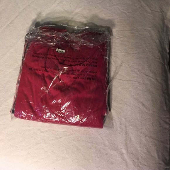 NIB Cherokee 2 piece red flannel Pajama set - Picture 3 of 6